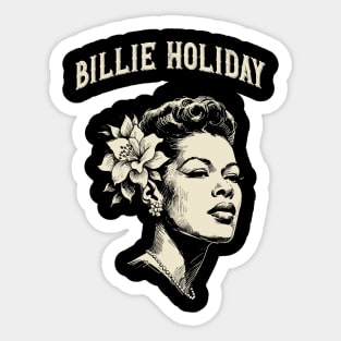 billie holiday Sticker